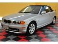 2001 Titanium Silver Metallic BMW 3 Series 325i Convertible  photo #3