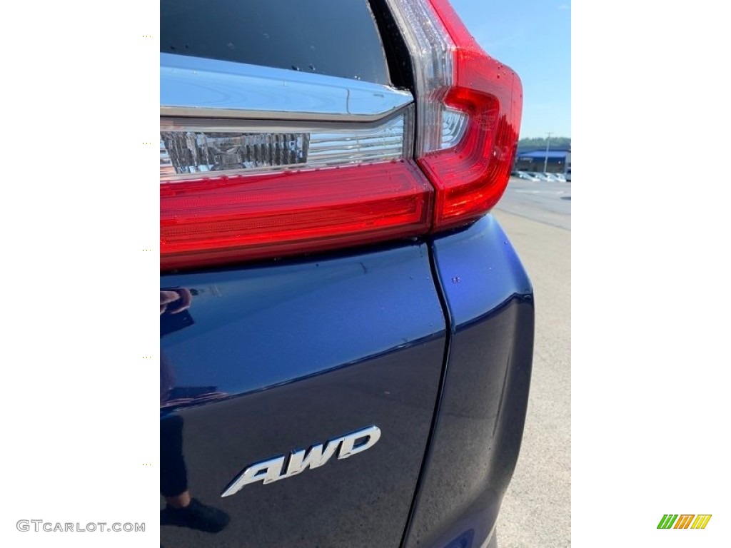 2019 CR-V EX-L AWD - Obsidian Blue Pearl / Gray photo #23