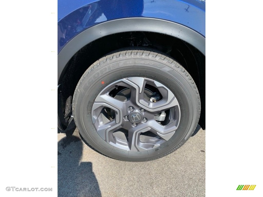 2019 CR-V EX-L AWD - Obsidian Blue Pearl / Gray photo #31