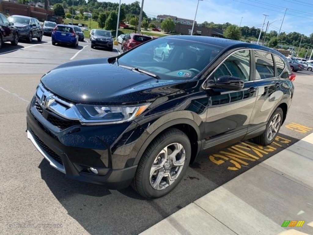 2019 CR-V EX AWD - Crystal Black Pearl / Black photo #4