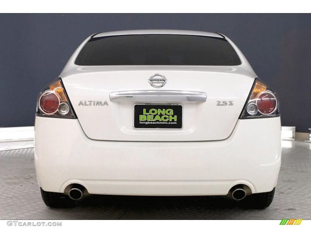 2012 Altima 2.5 S - Winter Frost White / Charcoal photo #3
