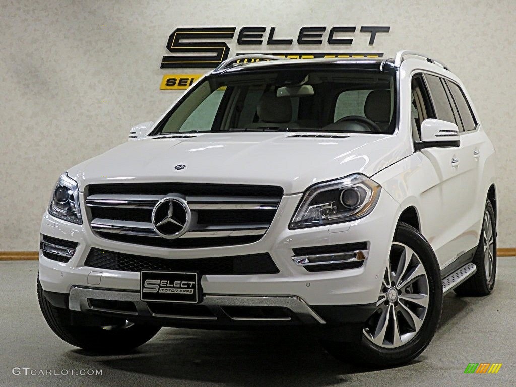 2015 GL 450 4Matic - Polar White / Almond Beige/Mocha photo #1