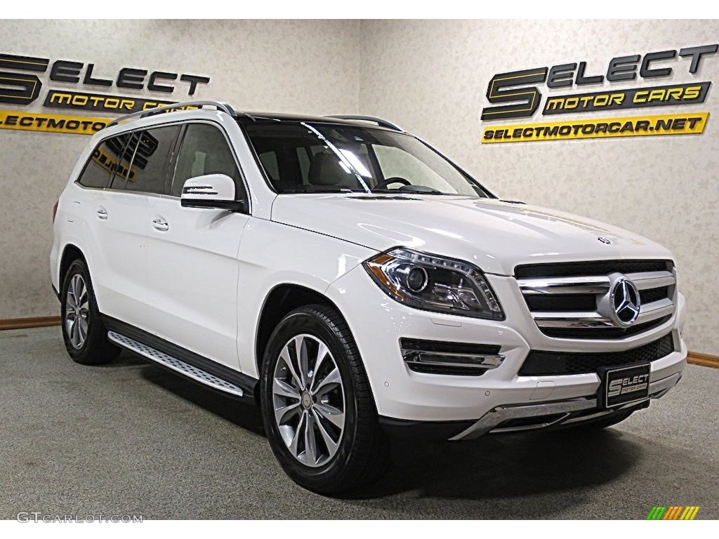 2015 GL 450 4Matic - Polar White / Almond Beige/Mocha photo #3