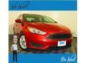 Hot Pepper Red 2018 Ford Focus SE Sedan