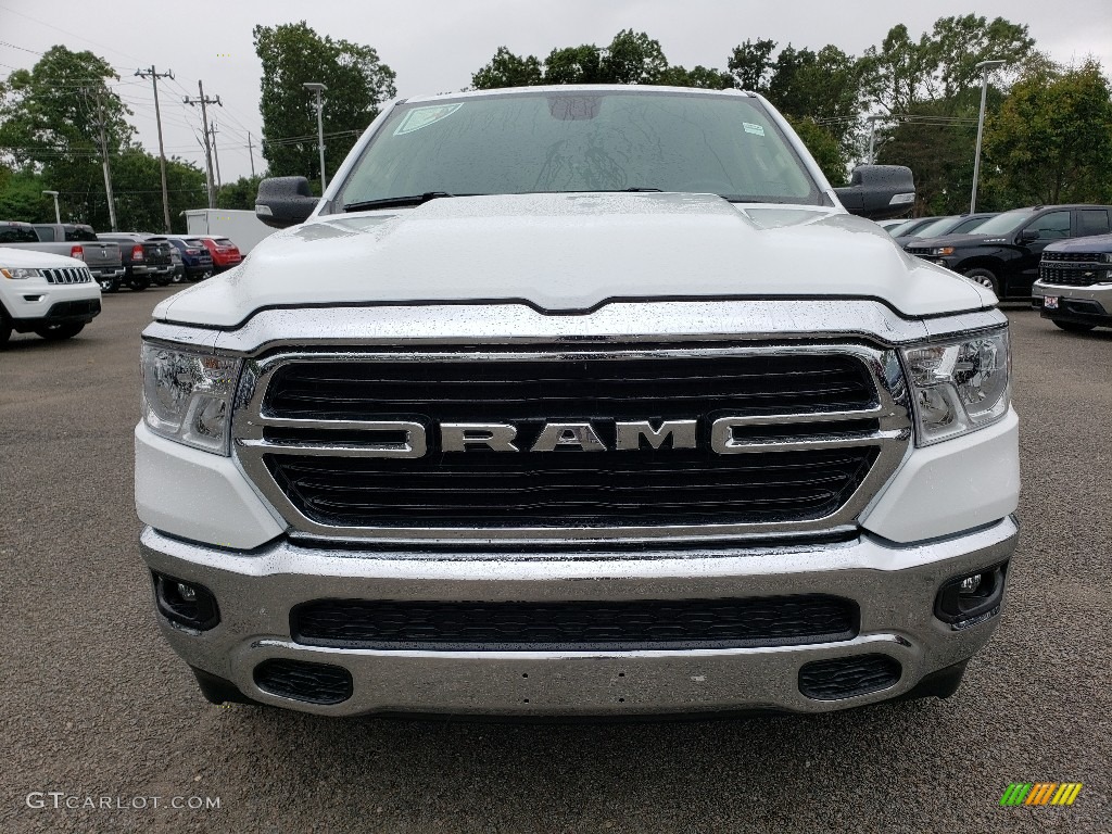 2020 1500 Big Horn Crew Cab 4x4 - Bright White / Black/Diesel Gray photo #2