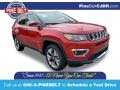 2020 Redline Pearl Jeep Compass Limted 4x4  photo #1