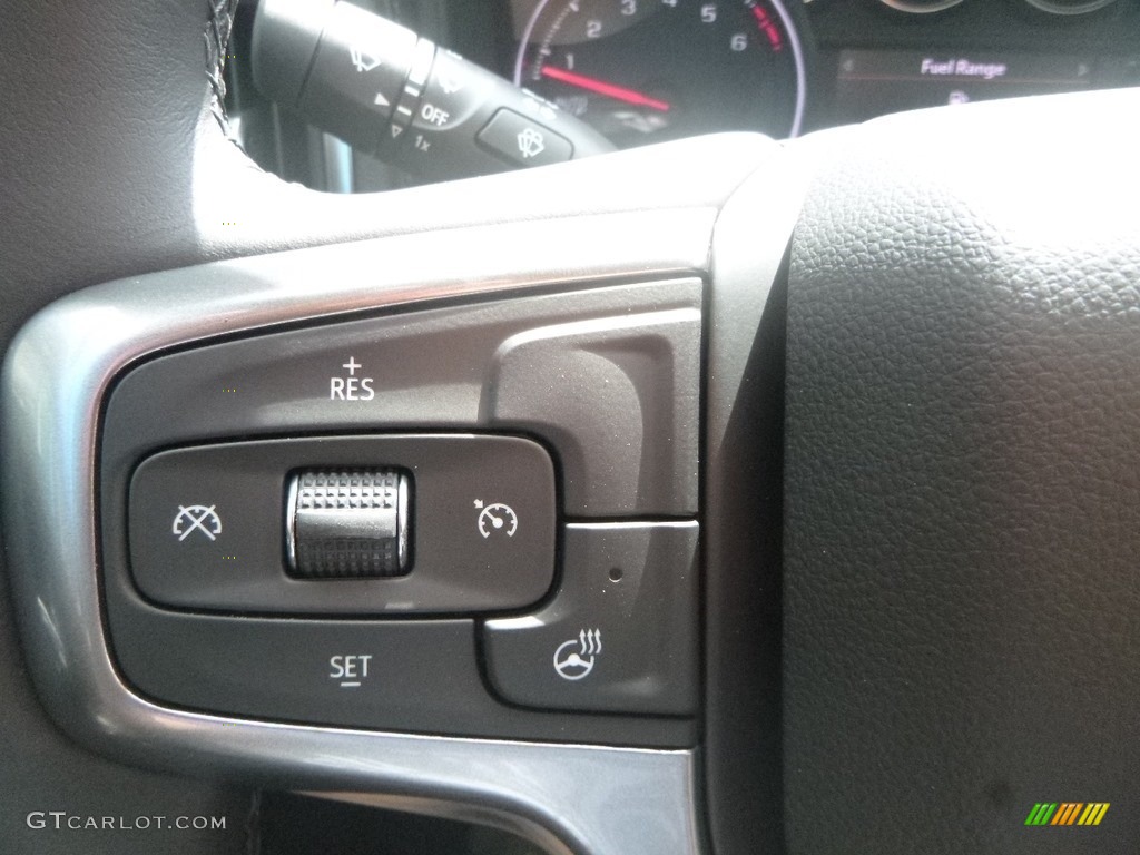 2020 Chevrolet Silverado 1500 RST Crew Cab 4x4 Jet Black Steering Wheel Photo #135070288