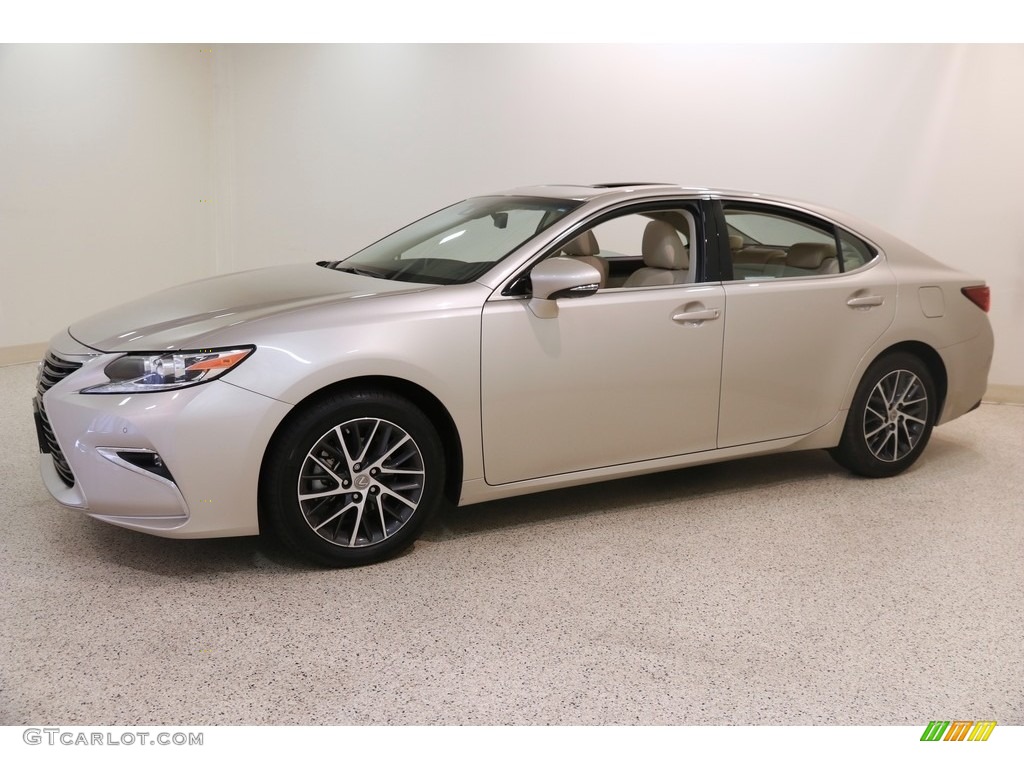 2017 ES 350 - Satin Cashmere Metallic / Parchment photo #3