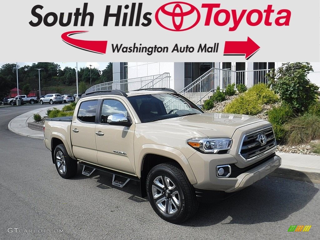 2017 Tacoma Limited Double Cab 4x4 - Quicksand / Limited Hickory photo #1