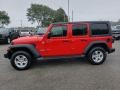 2020 Firecracker Red Jeep Wrangler Unlimited Sport 4x4  photo #3