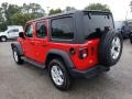 2020 Firecracker Red Jeep Wrangler Unlimited Sport 4x4  photo #4