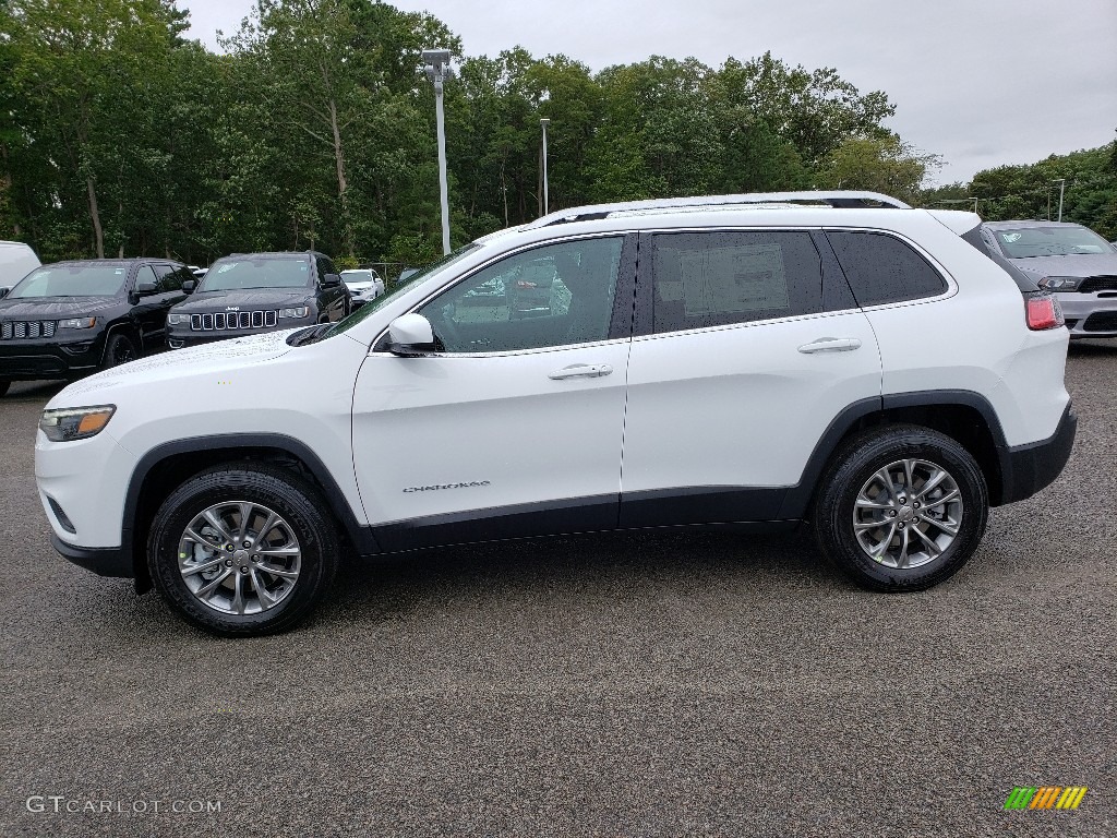 Bright White 2020 Jeep Cherokee Latitude Plus 4x4 Exterior Photo #135072403