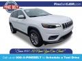 2020 Bright White Jeep Cherokee Latitude Plus 4x4  photo #1