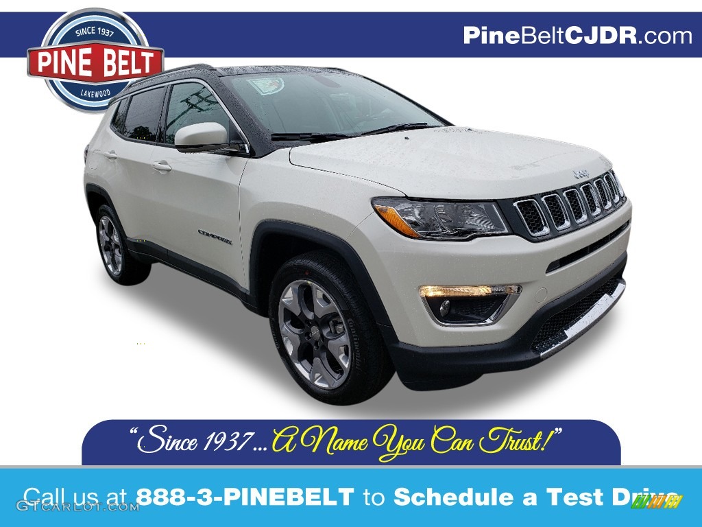 2020 Compass Limted 4x4 - Pearl White Tri-Coat / Black photo #1