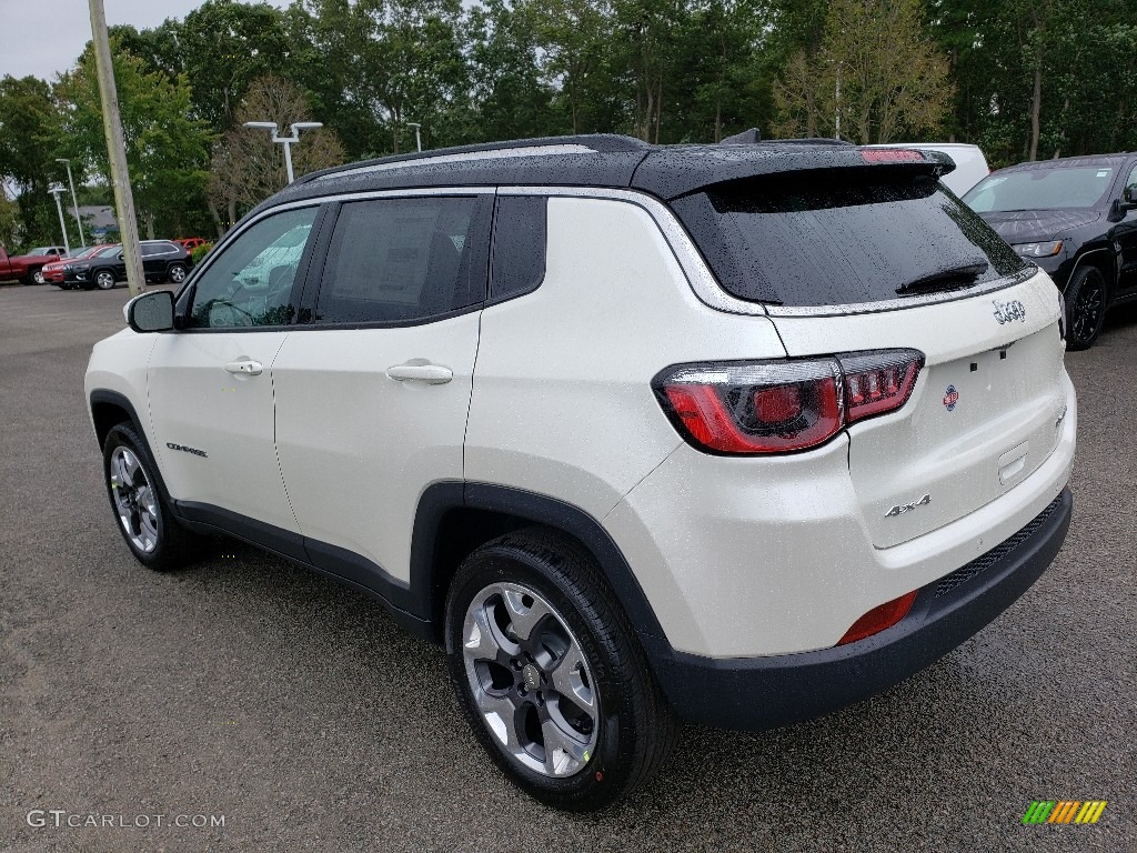 2020 Compass Limted 4x4 - Pearl White Tri-Coat / Black photo #4