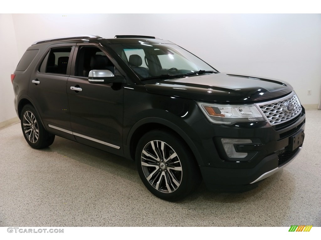 2016 Explorer Platinum 4WD - Shadow Black / Ebony Black photo #1