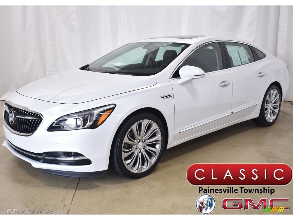 White Frost Tricoat Buick LaCrosse