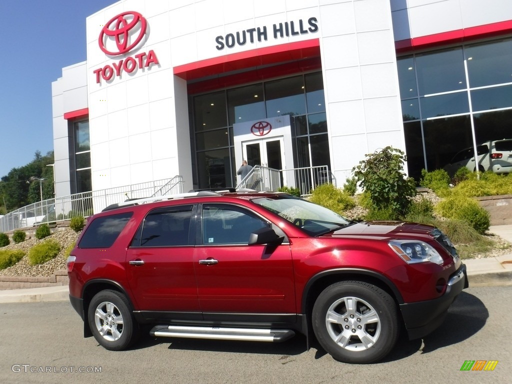 2011 Acadia SLE - Red Jewel Tintcoat / Ebony photo #2