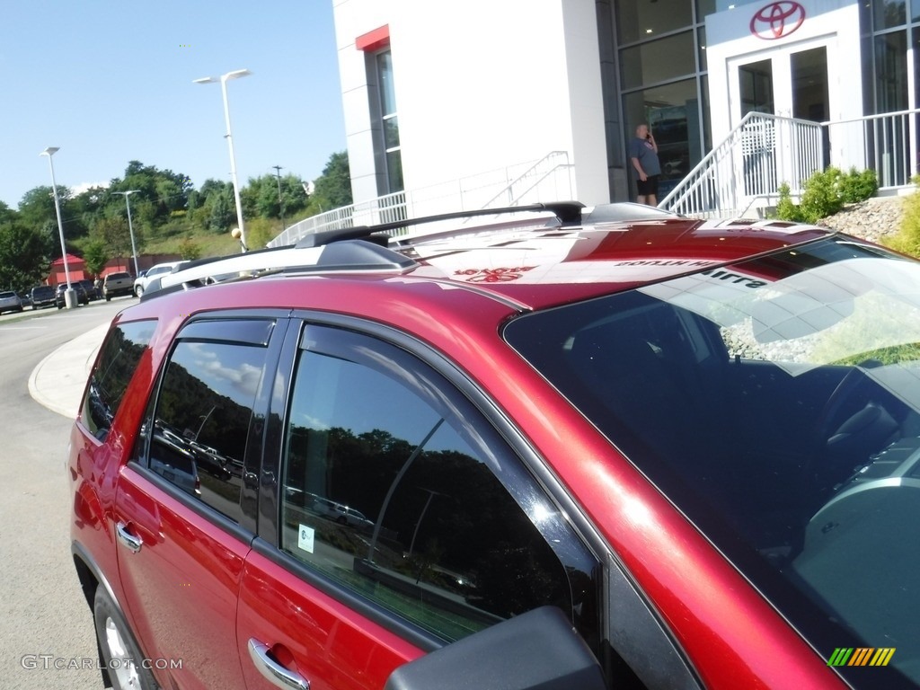 2011 Acadia SLE - Red Jewel Tintcoat / Ebony photo #4