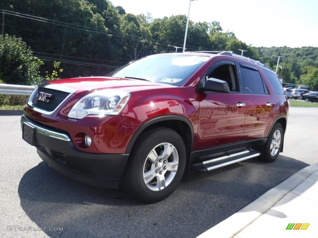 2011 Acadia SLE - Red Jewel Tintcoat / Ebony photo #6