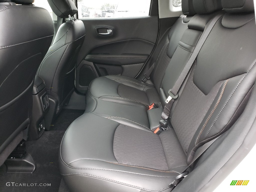 Black Interior 2020 Jeep Compass Latitude 4x4 Photo #135075976