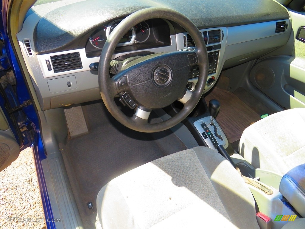 2005 Forenza S Sedan - Fusion Red Metallic / Gray photo #16