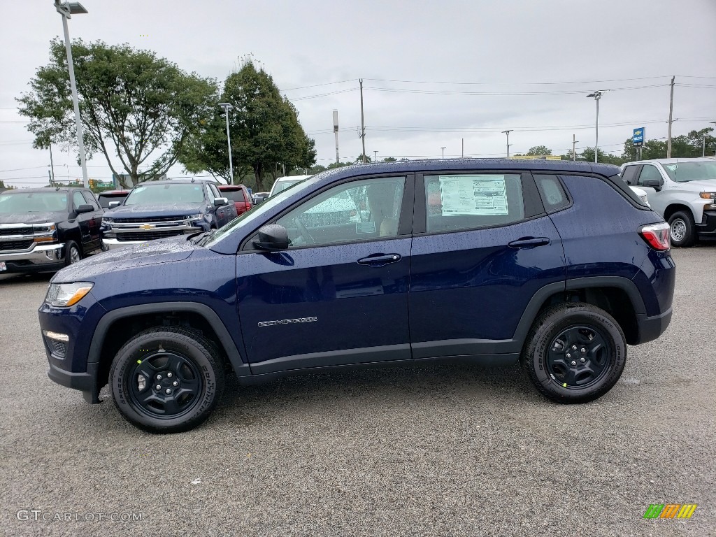 Jazz Blue Pearl 2020 Jeep Compass Sport 4x4 Exterior Photo #135076501