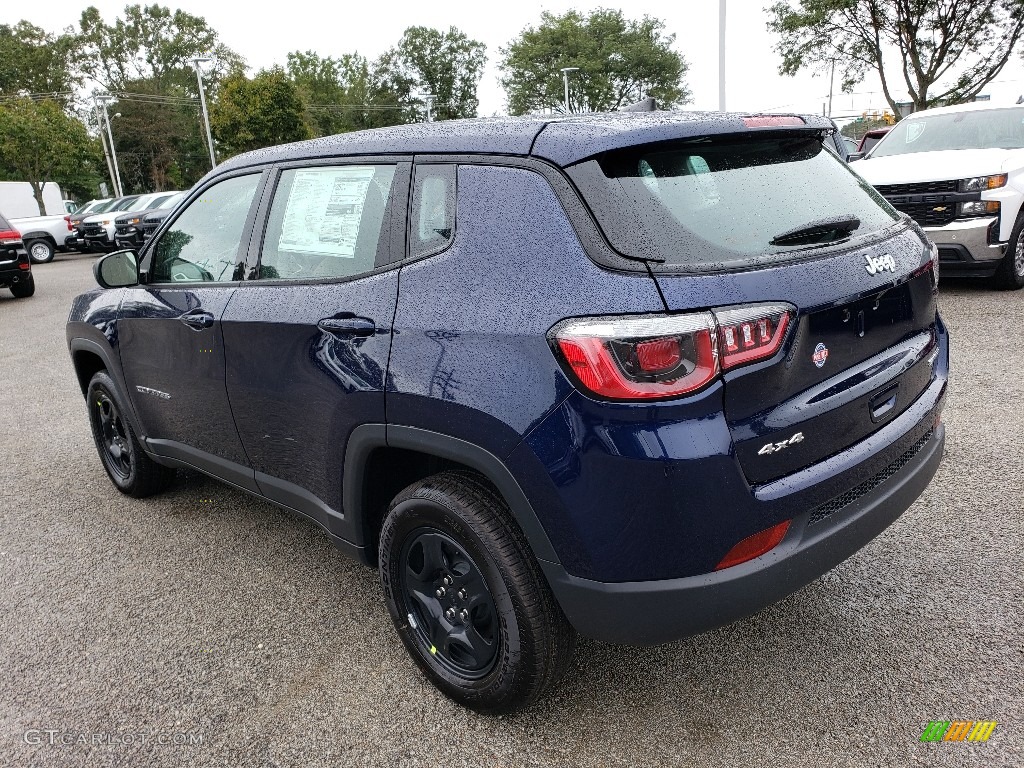 2020 Compass Sport 4x4 - Jazz Blue Pearl / Sandstorm/Black photo #4