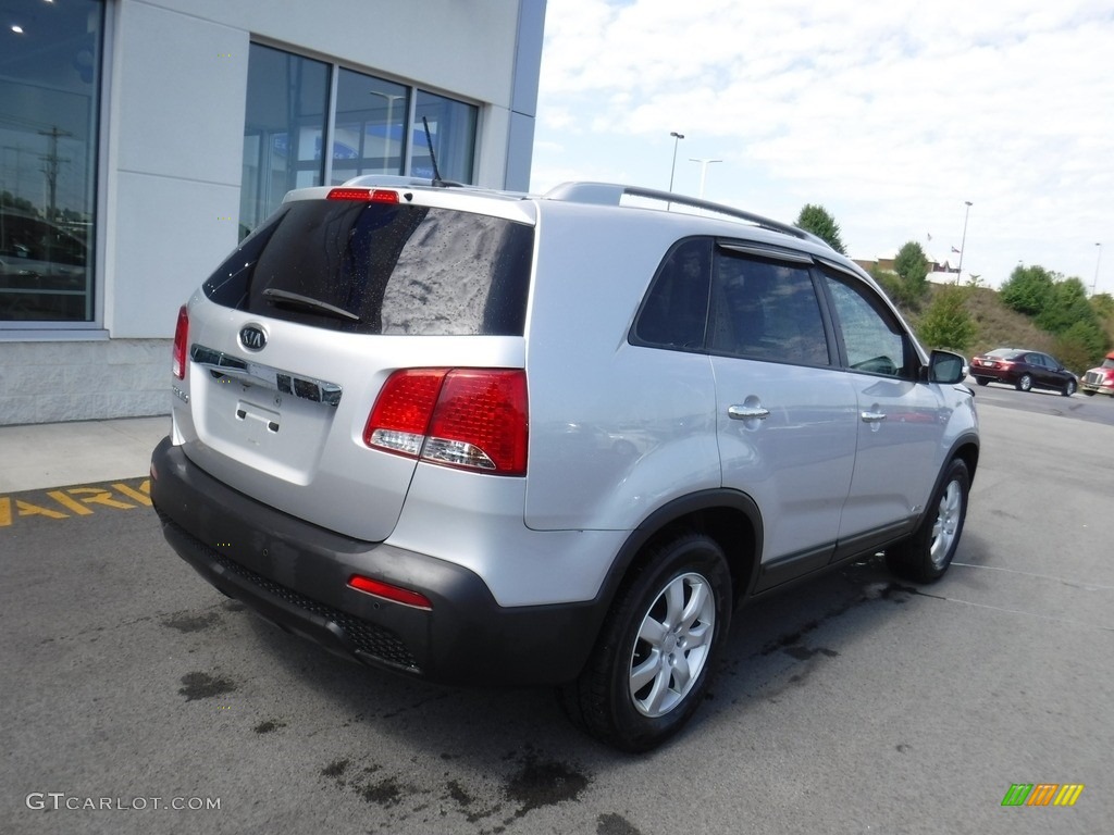 2011 Sorento LX AWD - Bright Silver / Gray photo #9