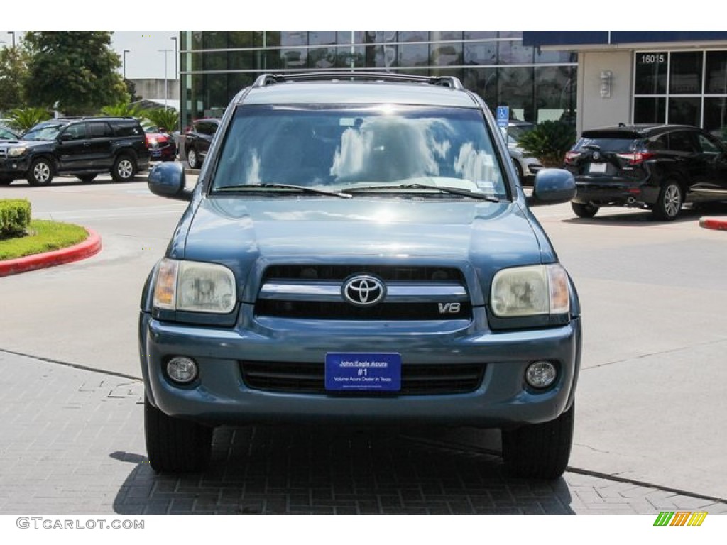 2006 Sequoia SR5 - Bluesteel Mica / Light Charcoal photo #2