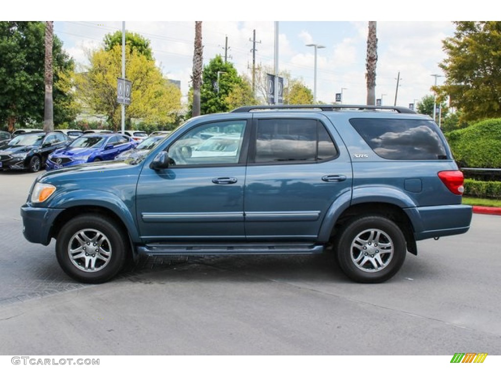 2006 Sequoia SR5 - Bluesteel Mica / Light Charcoal photo #4