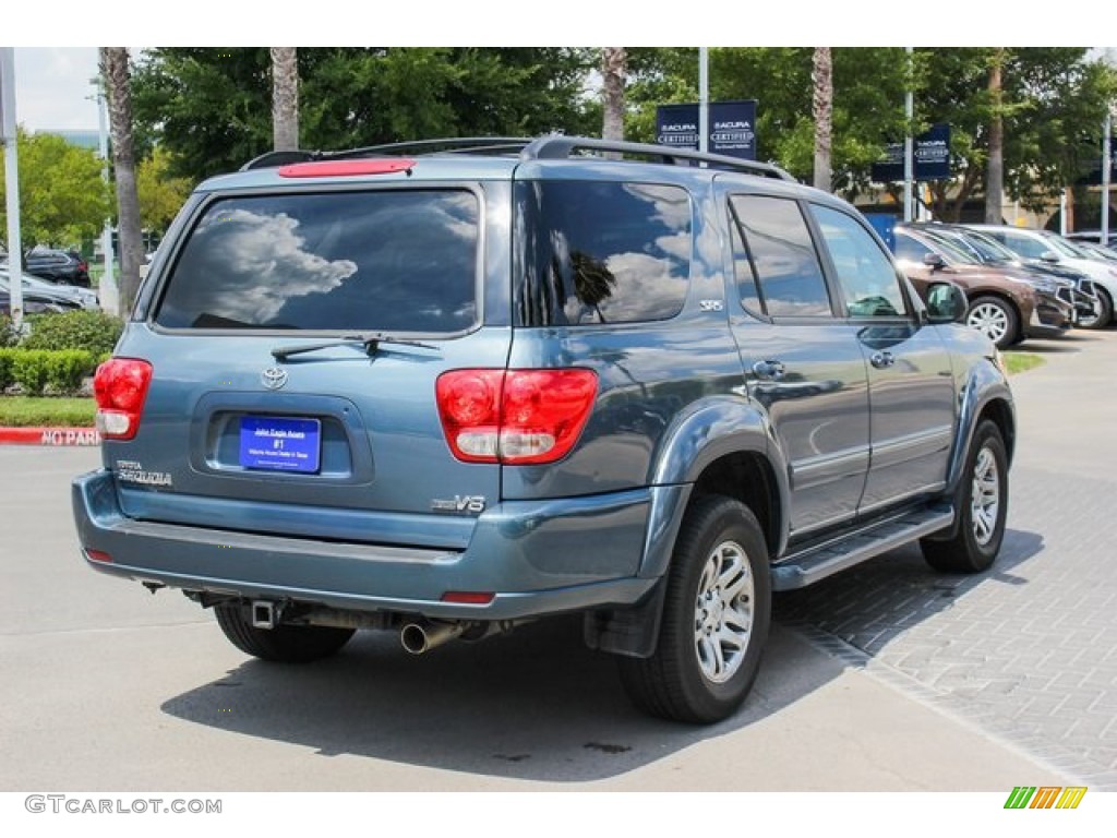 2006 Sequoia SR5 - Bluesteel Mica / Light Charcoal photo #7