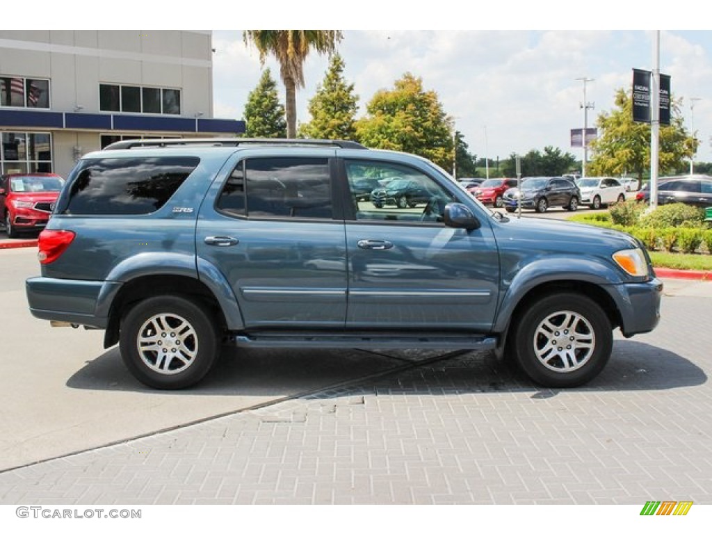 2006 Sequoia SR5 - Bluesteel Mica / Light Charcoal photo #8