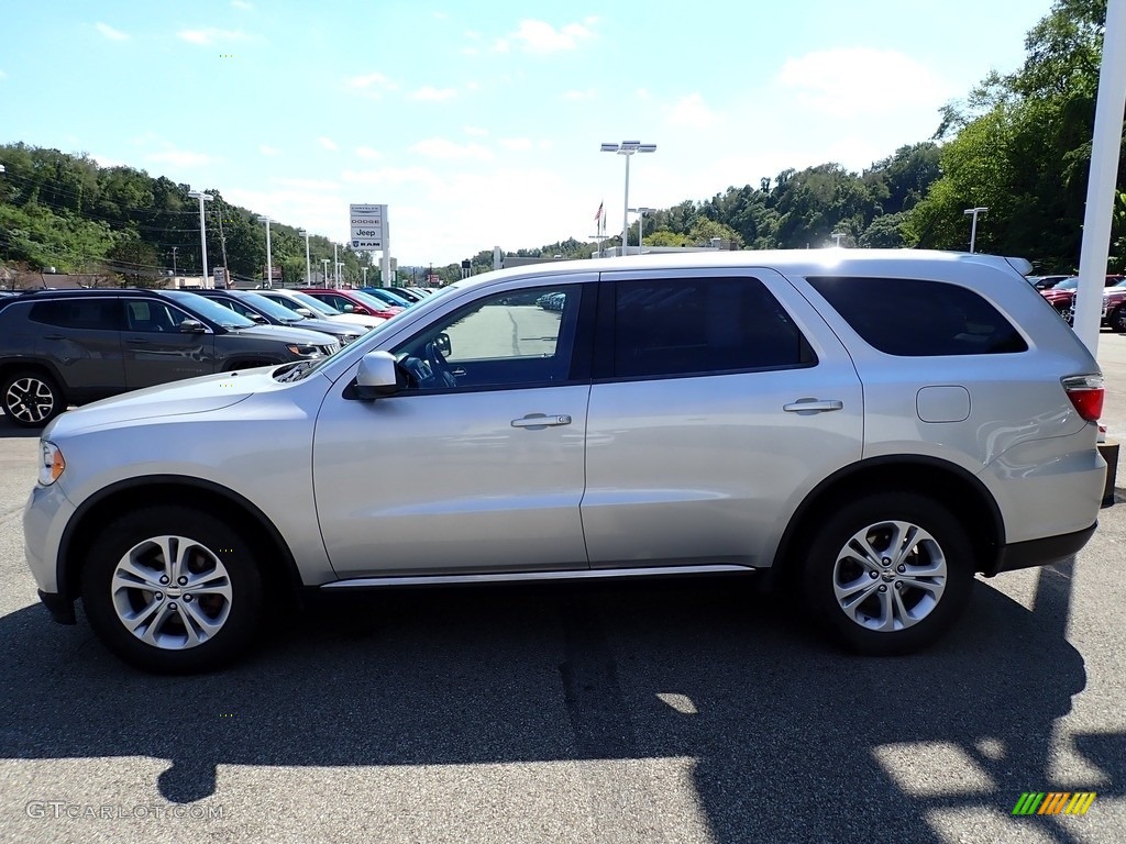 2012 Durango SXT AWD - Bright Silver Metallic / Black photo #2