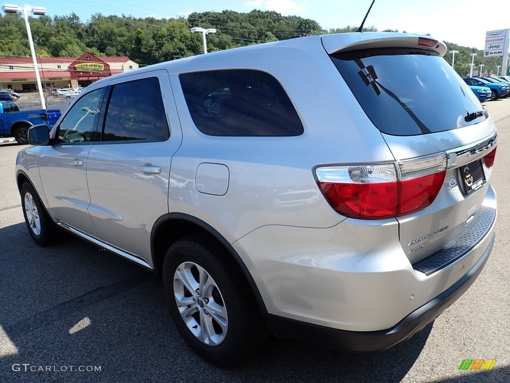 2012 Durango SXT AWD - Bright Silver Metallic / Black photo #3