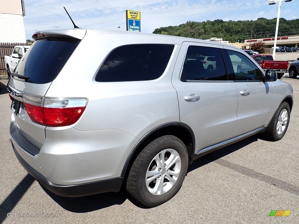 2012 Durango SXT AWD - Bright Silver Metallic / Black photo #6