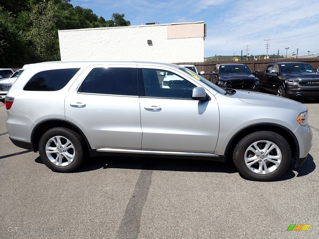 2012 Durango SXT AWD - Bright Silver Metallic / Black photo #7