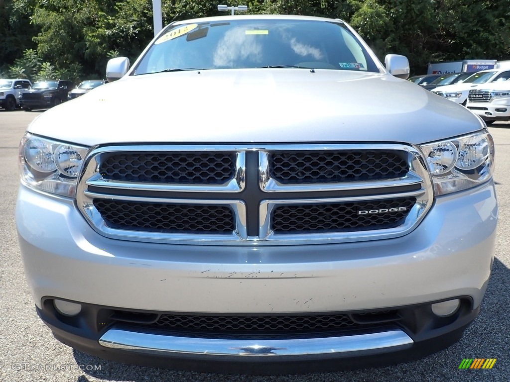 2012 Durango SXT AWD - Bright Silver Metallic / Black photo #9