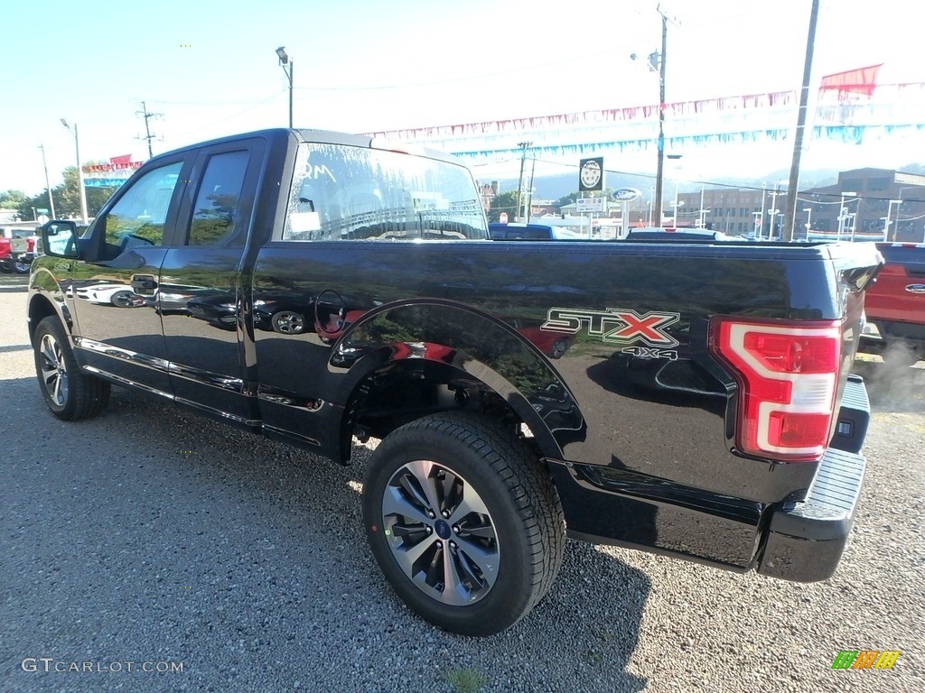 2019 F150 STX SuperCab 4x4 - Agate Black / Black photo #4