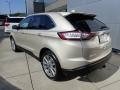 2017 White Gold Metallic Ford Edge Titanium AWD  photo #3