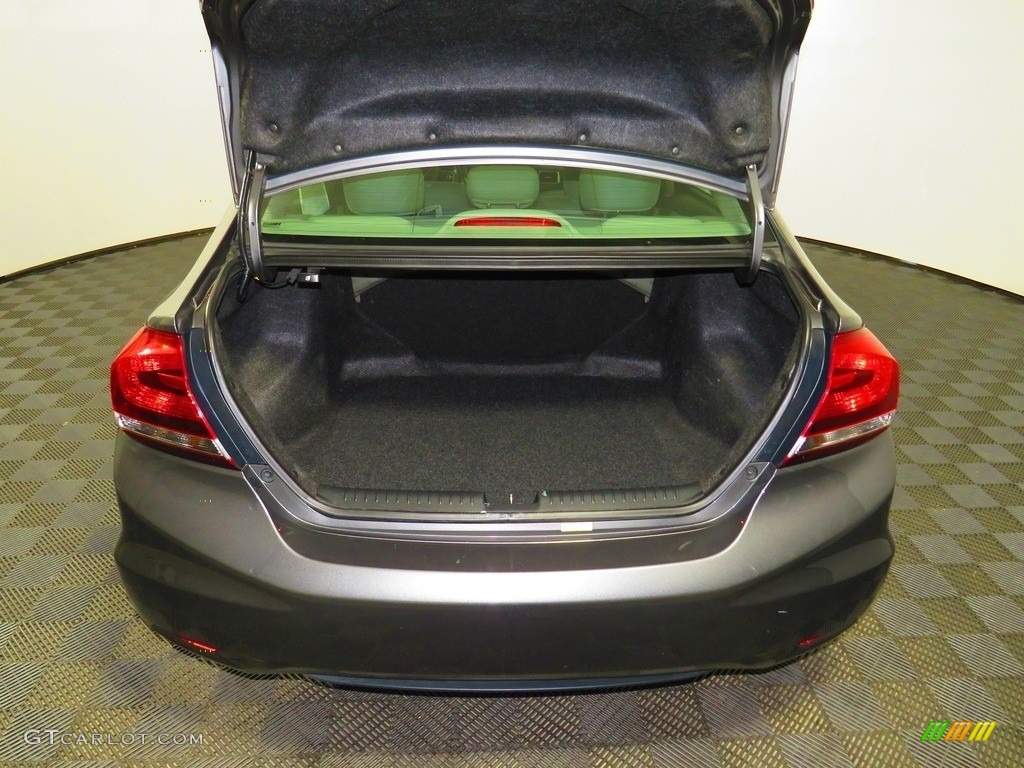 2013 Civic LX Sedan - Crimson Red Pearl / Gray photo #13