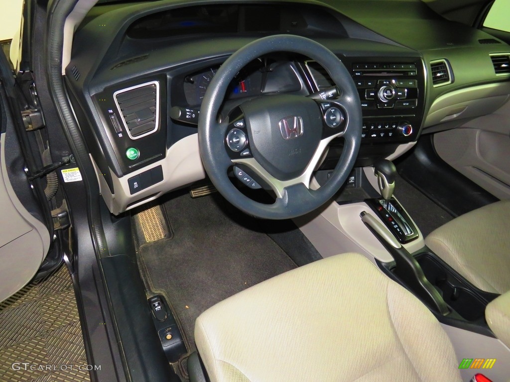 2013 Civic LX Sedan - Crimson Red Pearl / Gray photo #19