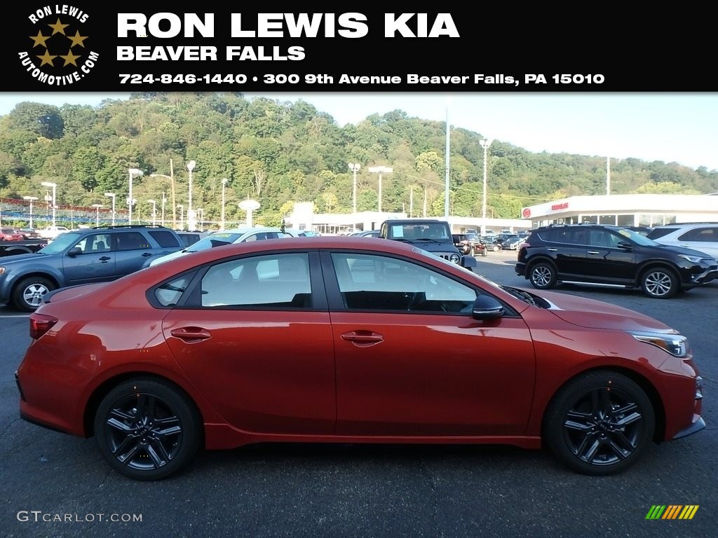 2020 Fire Orange Kia Forte GTLine 135068433 Car