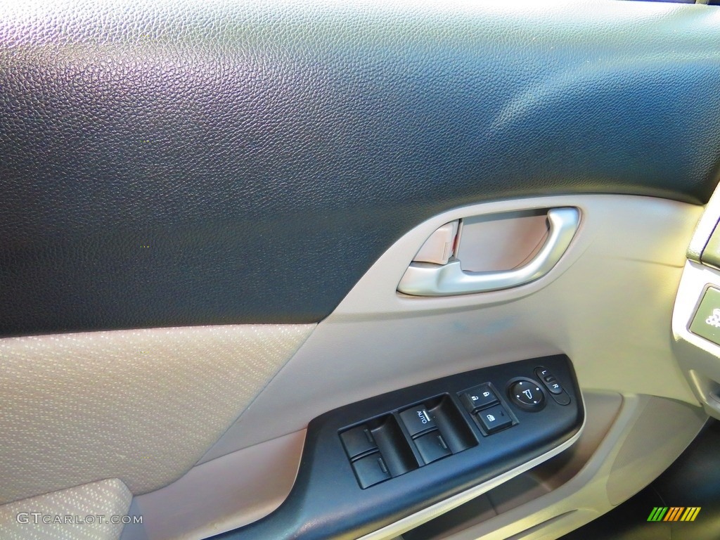 2013 Civic LX Sedan - Crimson Red Pearl / Gray photo #37