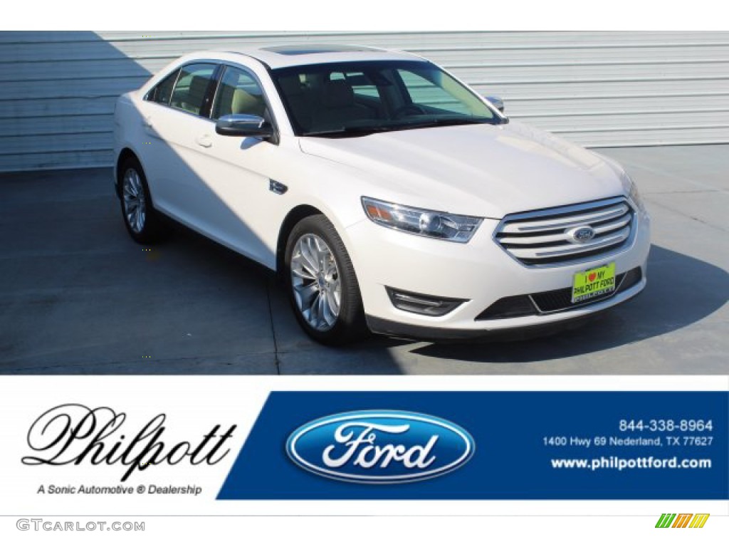 2018 Taurus Limited - White Platinum / Charcoal Black photo #1