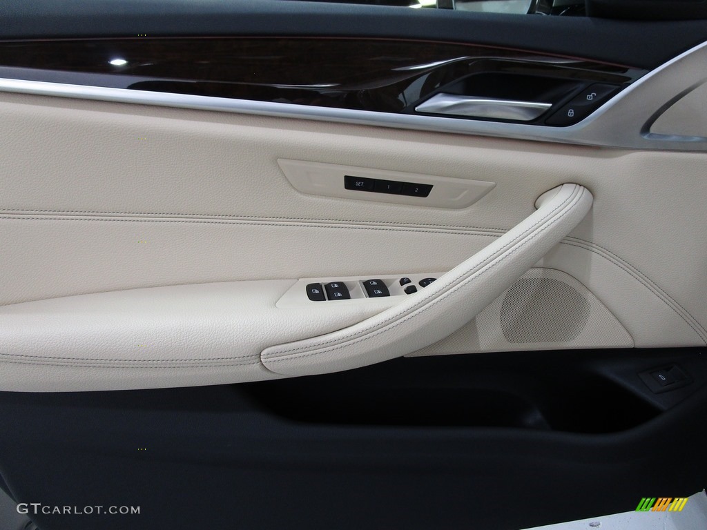 2019 5 Series 540i xDrive Sedan - Atlas Cedar Metallic / Canberra Beige/Black photo #7