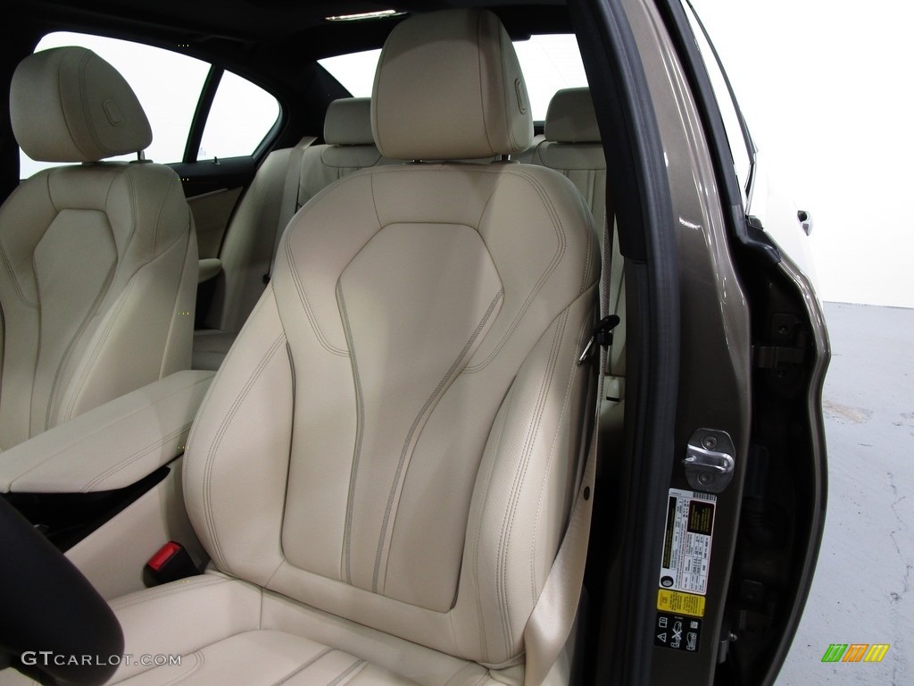 2019 5 Series 540i xDrive Sedan - Atlas Cedar Metallic / Canberra Beige/Black photo #8