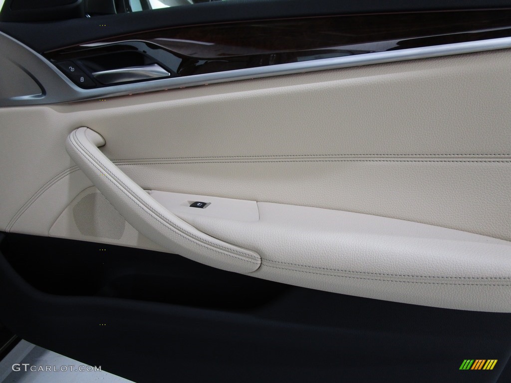 2019 5 Series 540i xDrive Sedan - Atlas Cedar Metallic / Canberra Beige/Black photo #13