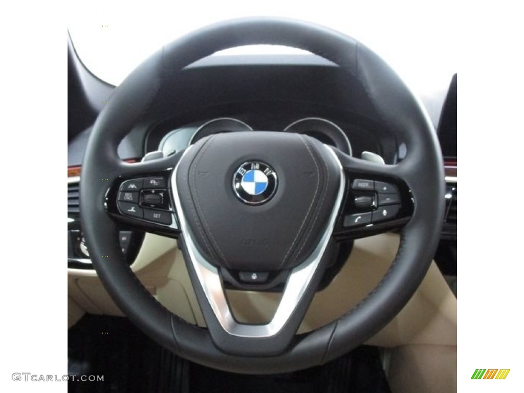2019 5 Series 540i xDrive Sedan - Atlas Cedar Metallic / Canberra Beige/Black photo #23
