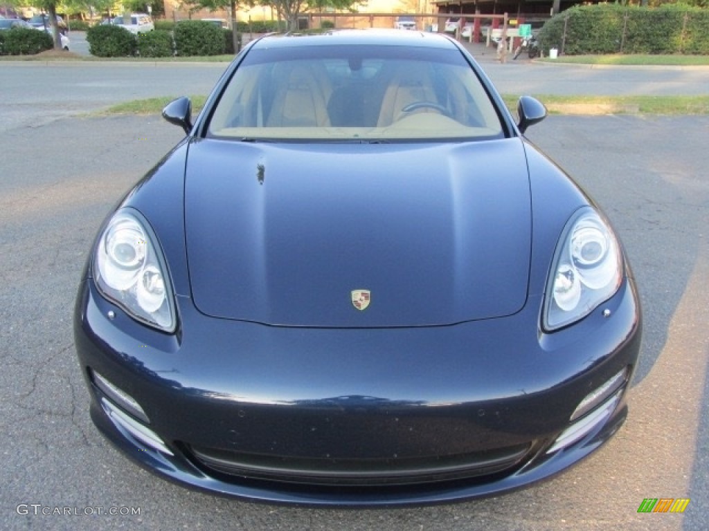 2013 Panamera 4 - Dark Blue Metallic / Luxor Beige photo #5